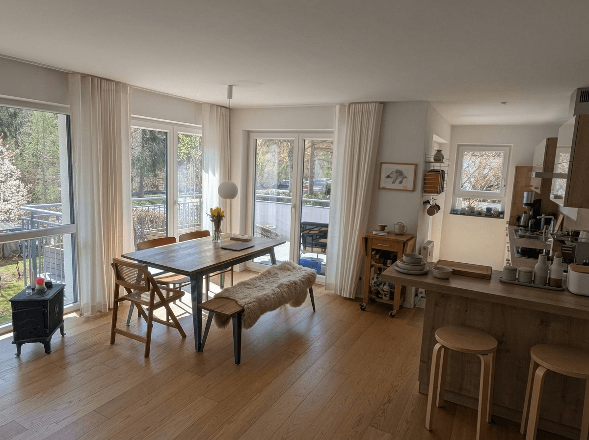 Interior design in Scandinavian style — dining_room by GenRoom AI