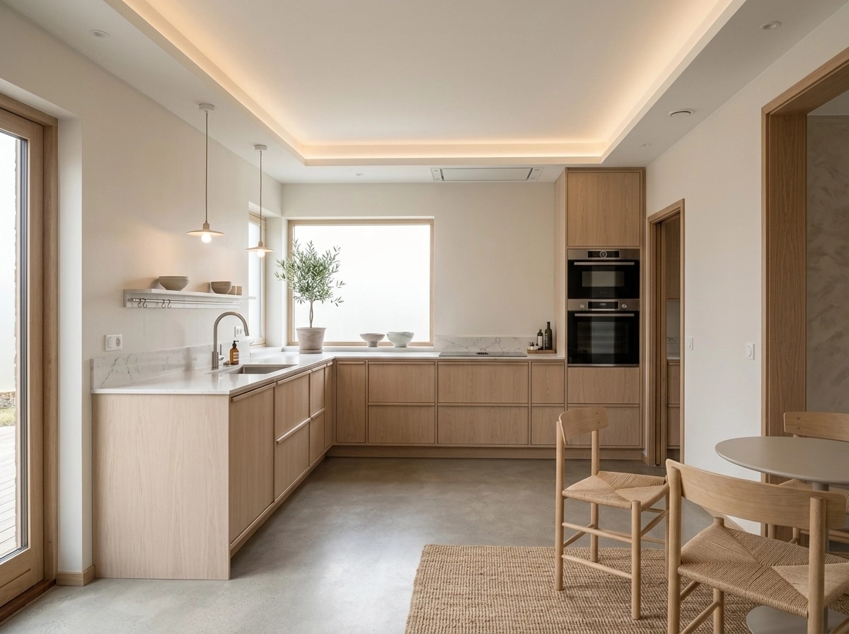 Interiördesign i stilen Scandinavian — Kök av GenRoom AI