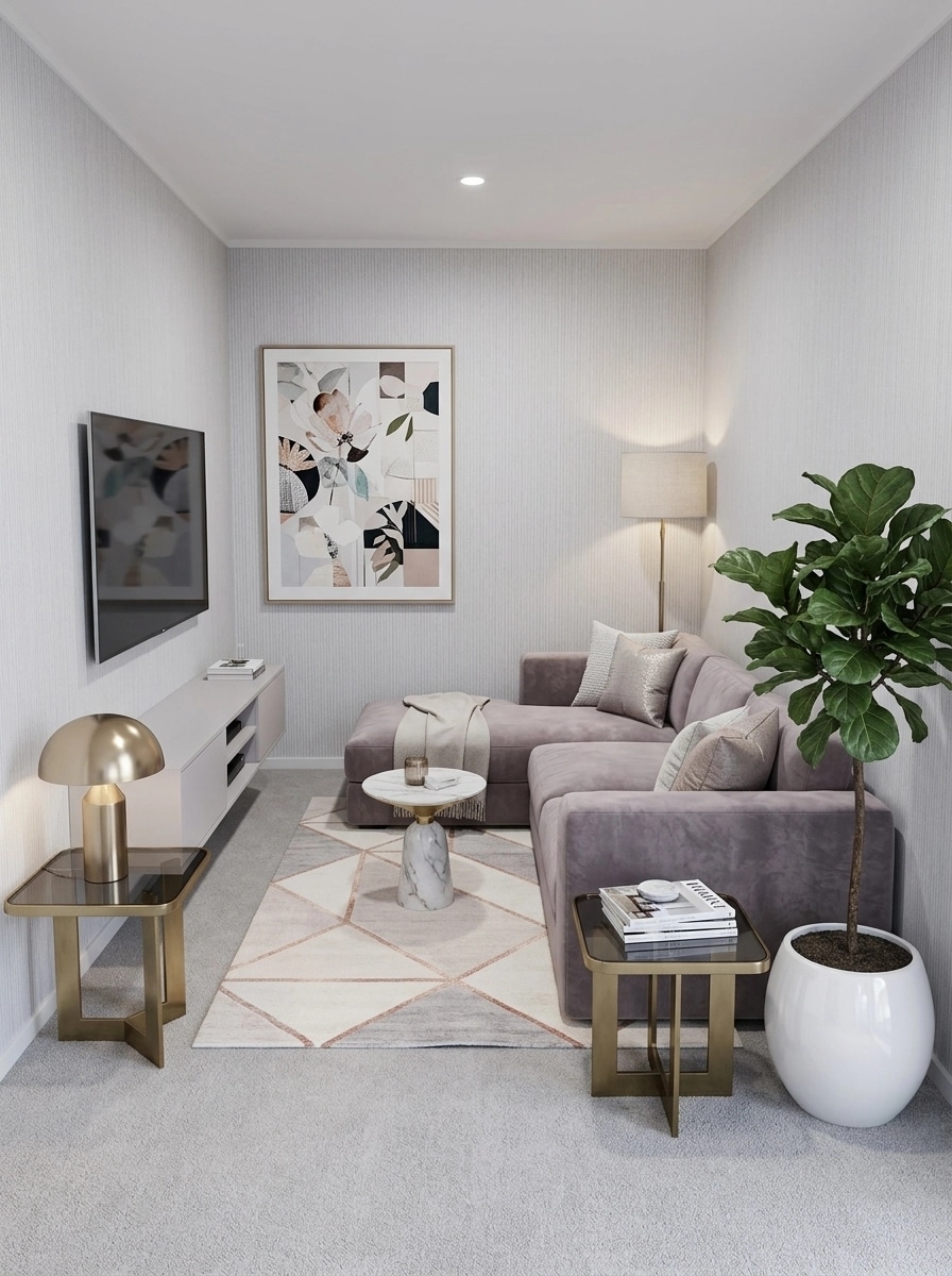 Interior design in Contemporary style — Living Room by GenRoom AI