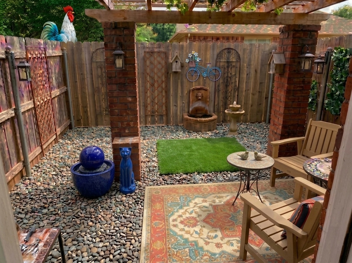 Mediterranean Yard สวน design — yard photo by GenRoom AI