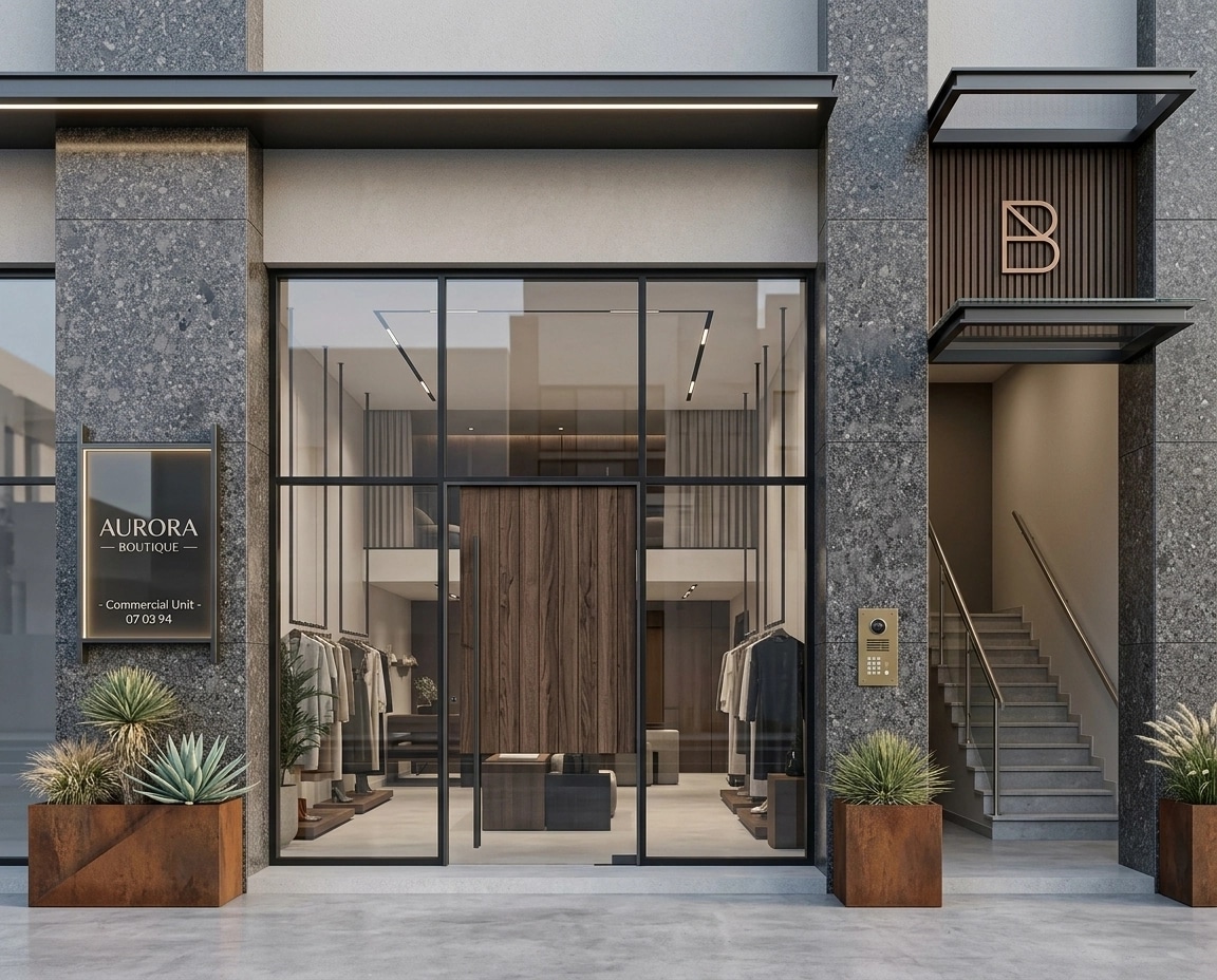 Facade design in Contemporary Facade style — Facade by GenRoom AI