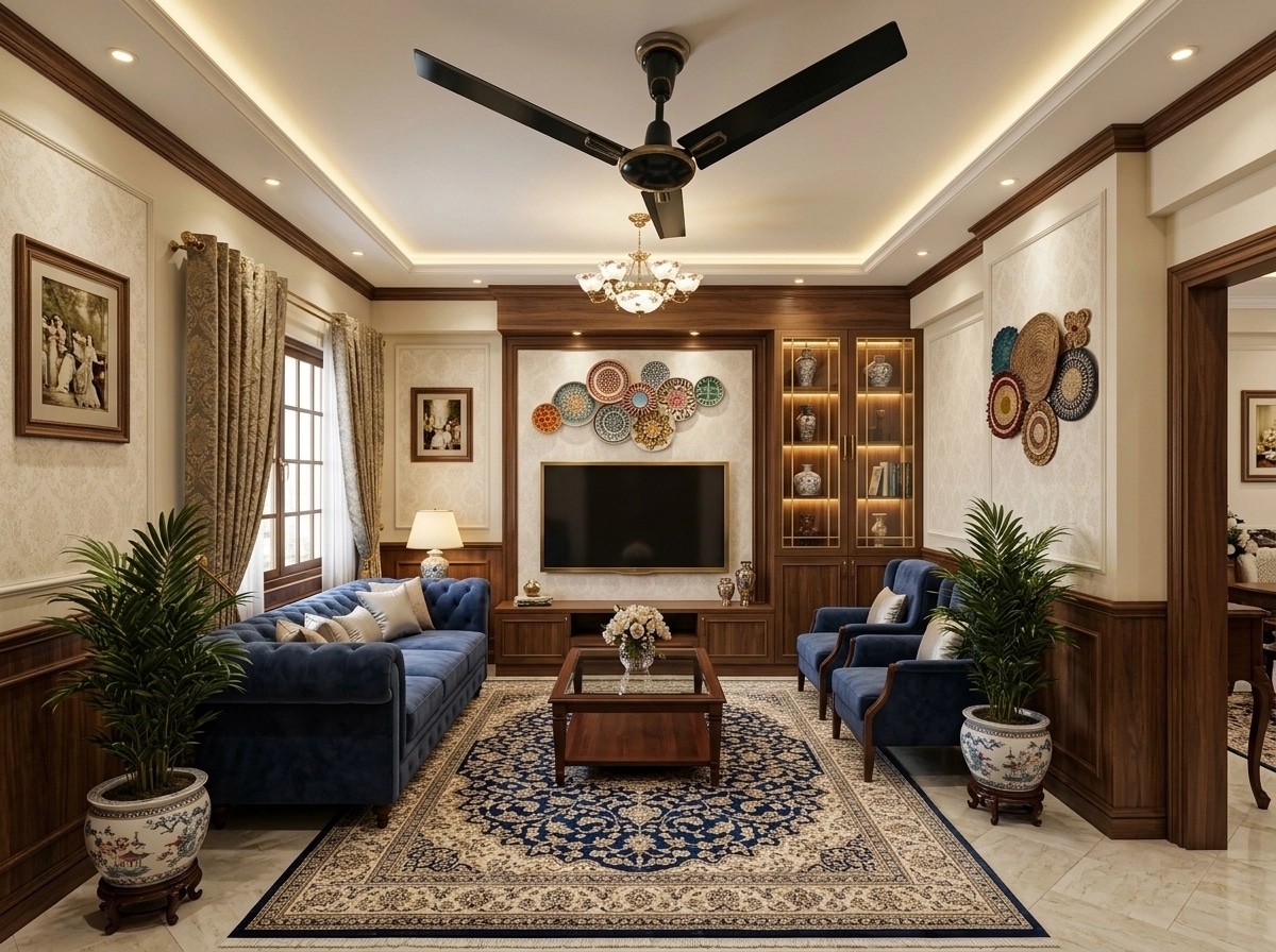Interior design in Classic style — Living Room by GenRoom AI
