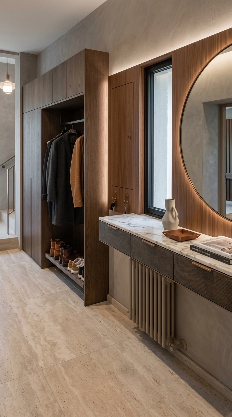 Interior design in Contemporary style — Hallway by GenRoom AI