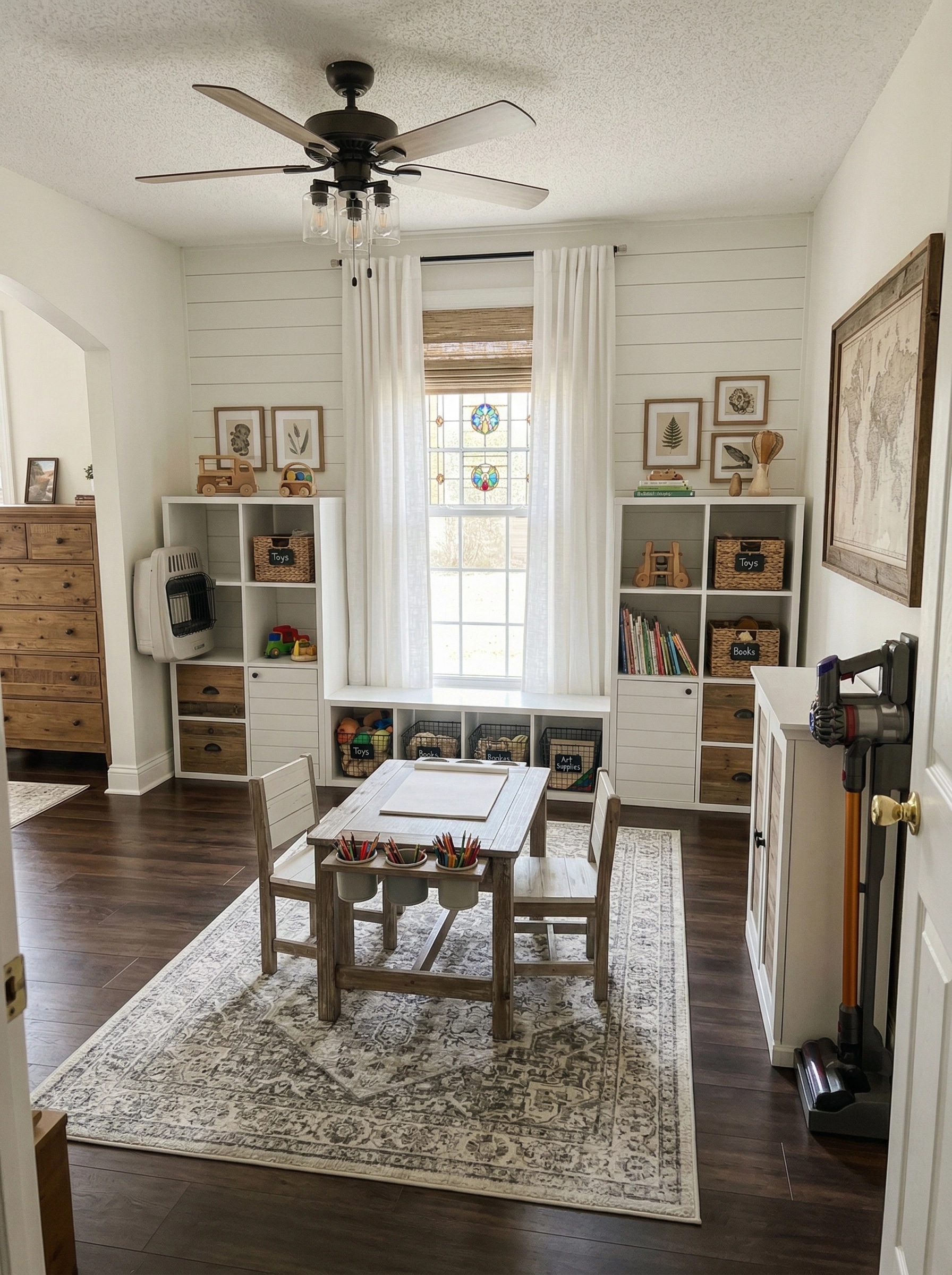 Modern Farmhouse Kids Room design — interior photo by GenRoom AI