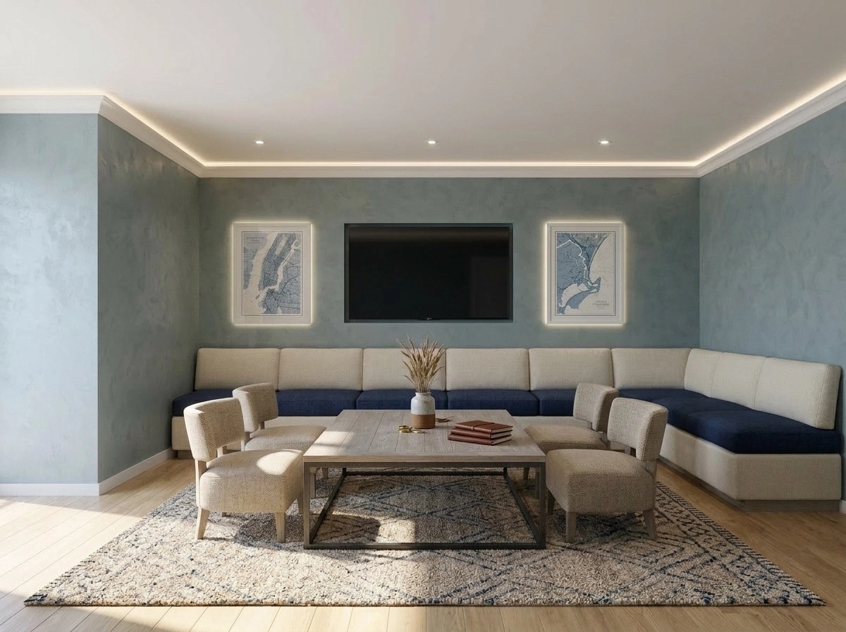 Interior design in Coastal / Hamptons style — meeting_room by GenRoom AI