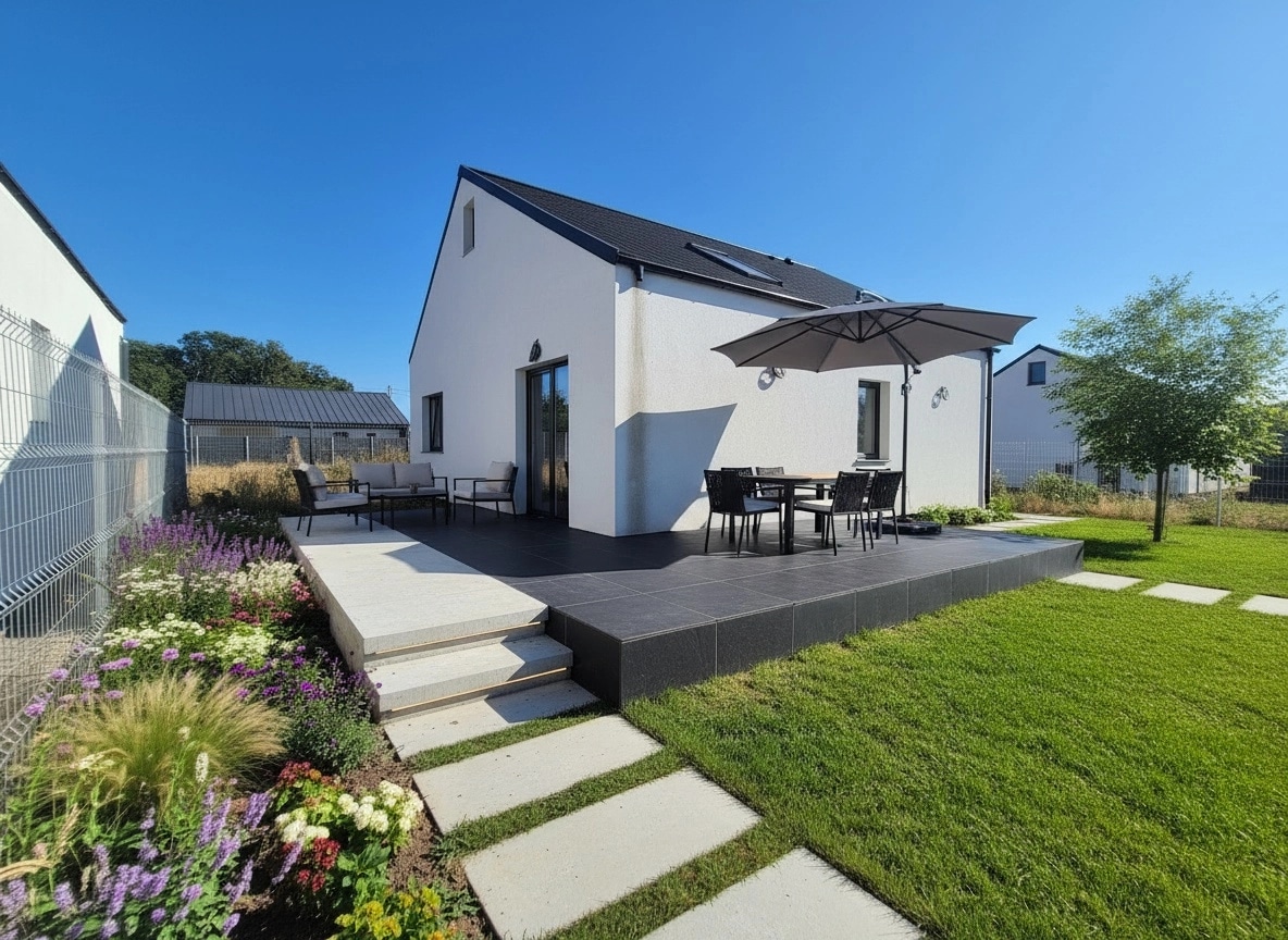 Landscape design in Contemporary Yard style — Yard by GenRoom AI