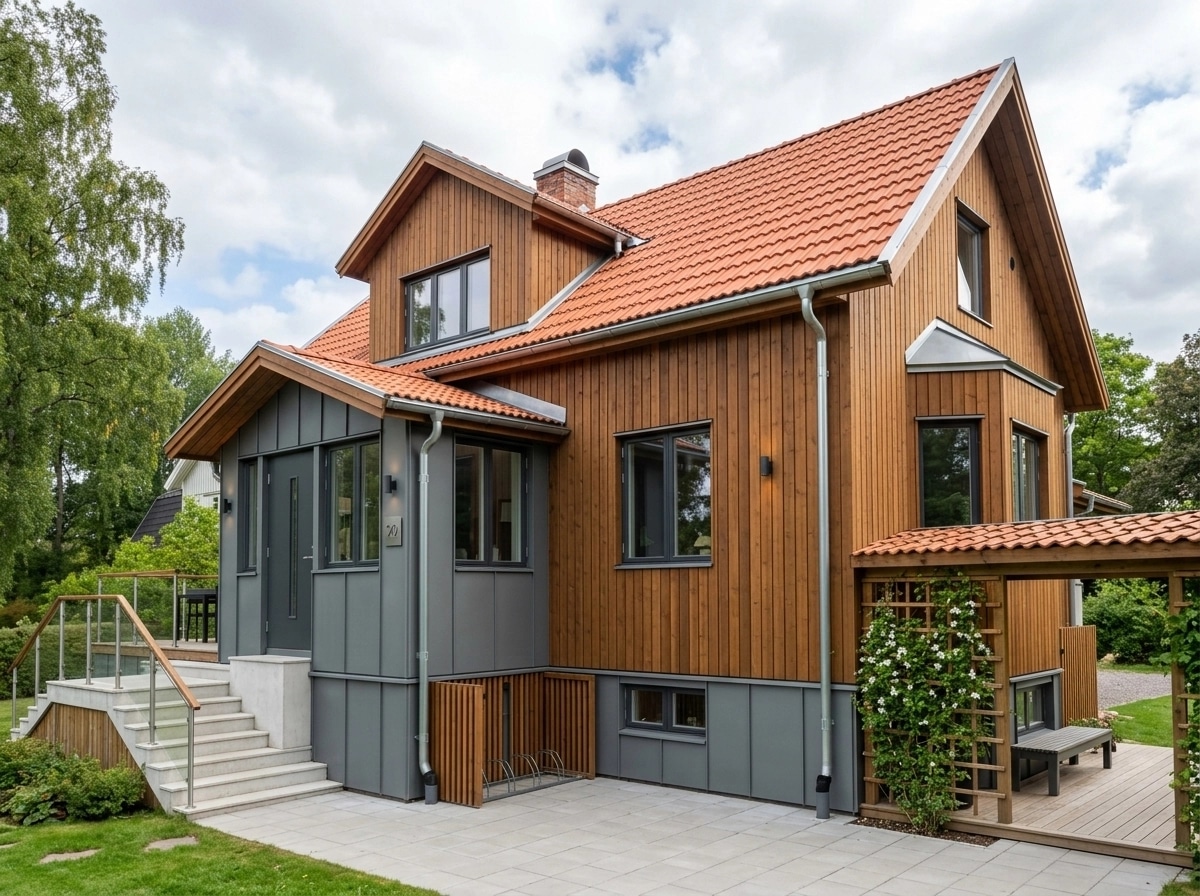 Scandinavian Facade Facade design — facade photo by GenRoom AI