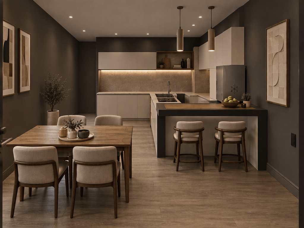 Interior design in Contemporary style — Living Room by GenRoom AI