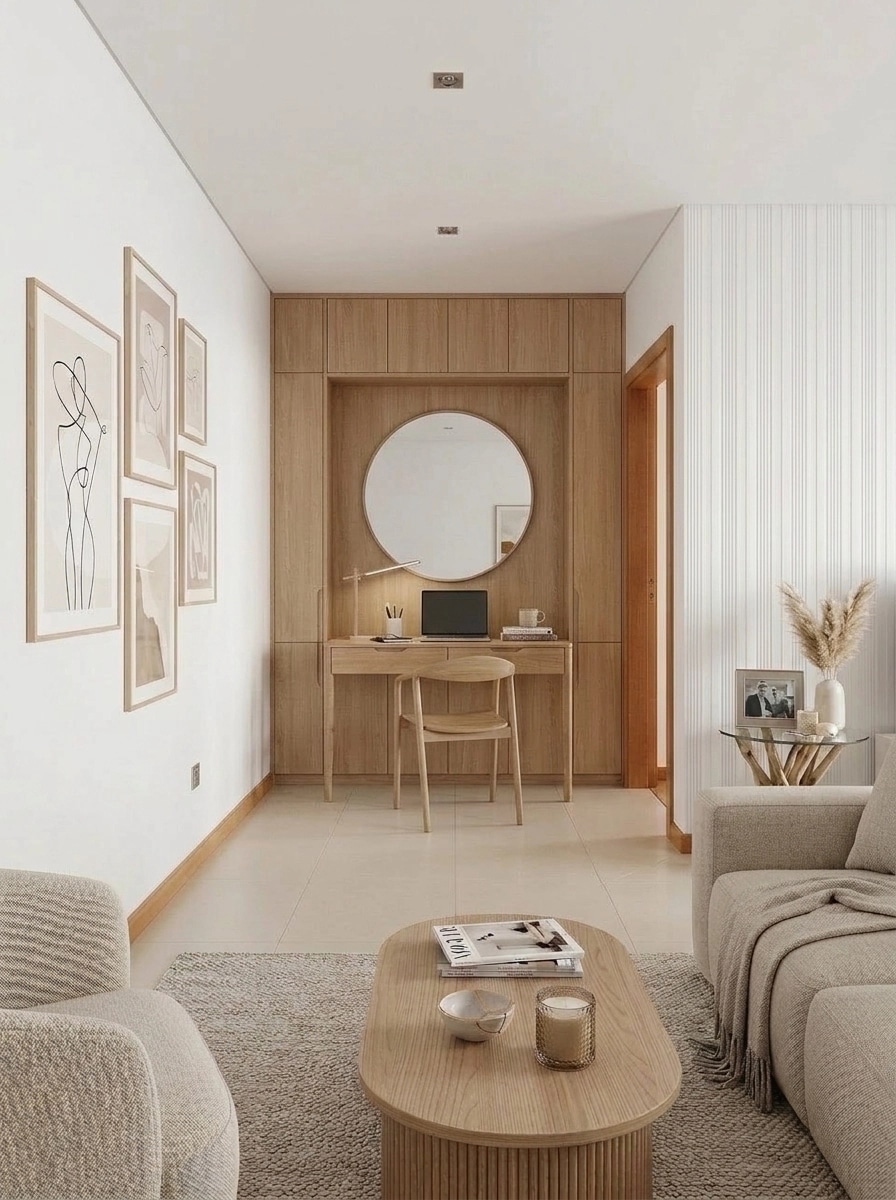 Scandinavian Living Room design — interior photo by GenRoom AI