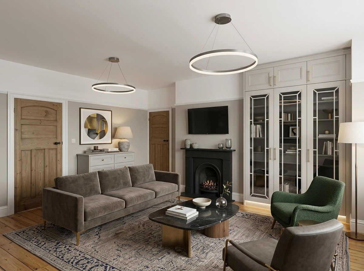 Interior design in Contemporary style — Living Room by GenRoom AI