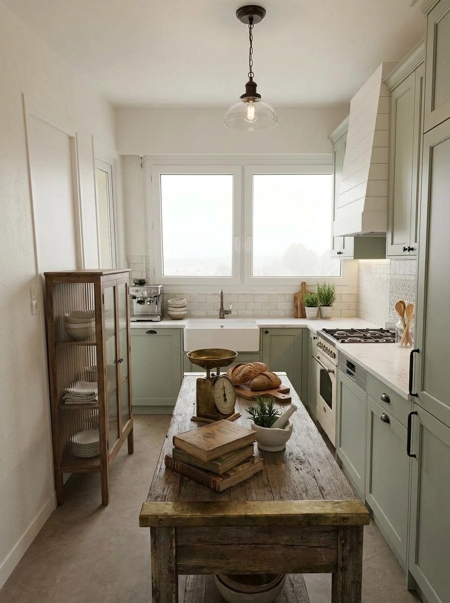 Modern Farmhouse Cozinha design — interior photo by GenRoom AI