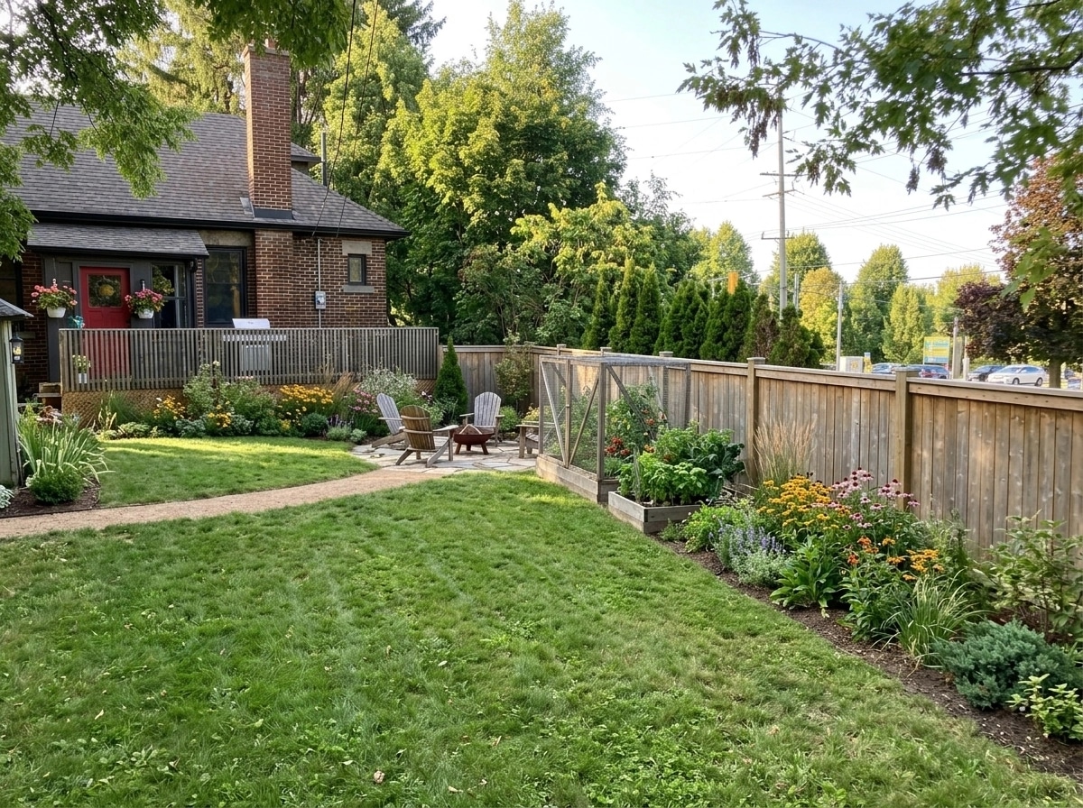 Landscape design in Eco Natural Garden style — Yard by GenRoom AI