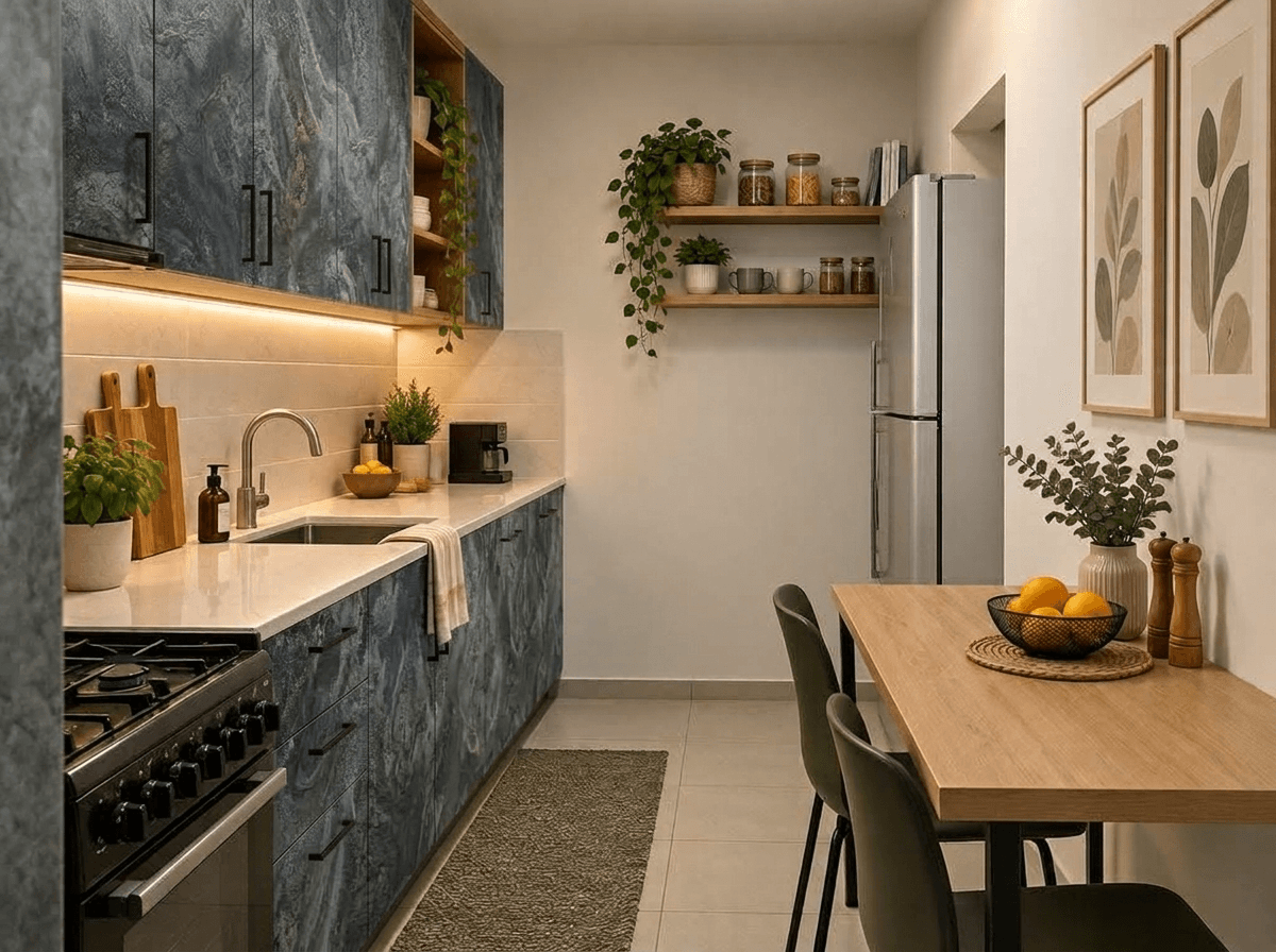 Interior design in Contemporary style — Kitchen by GenRoom AI