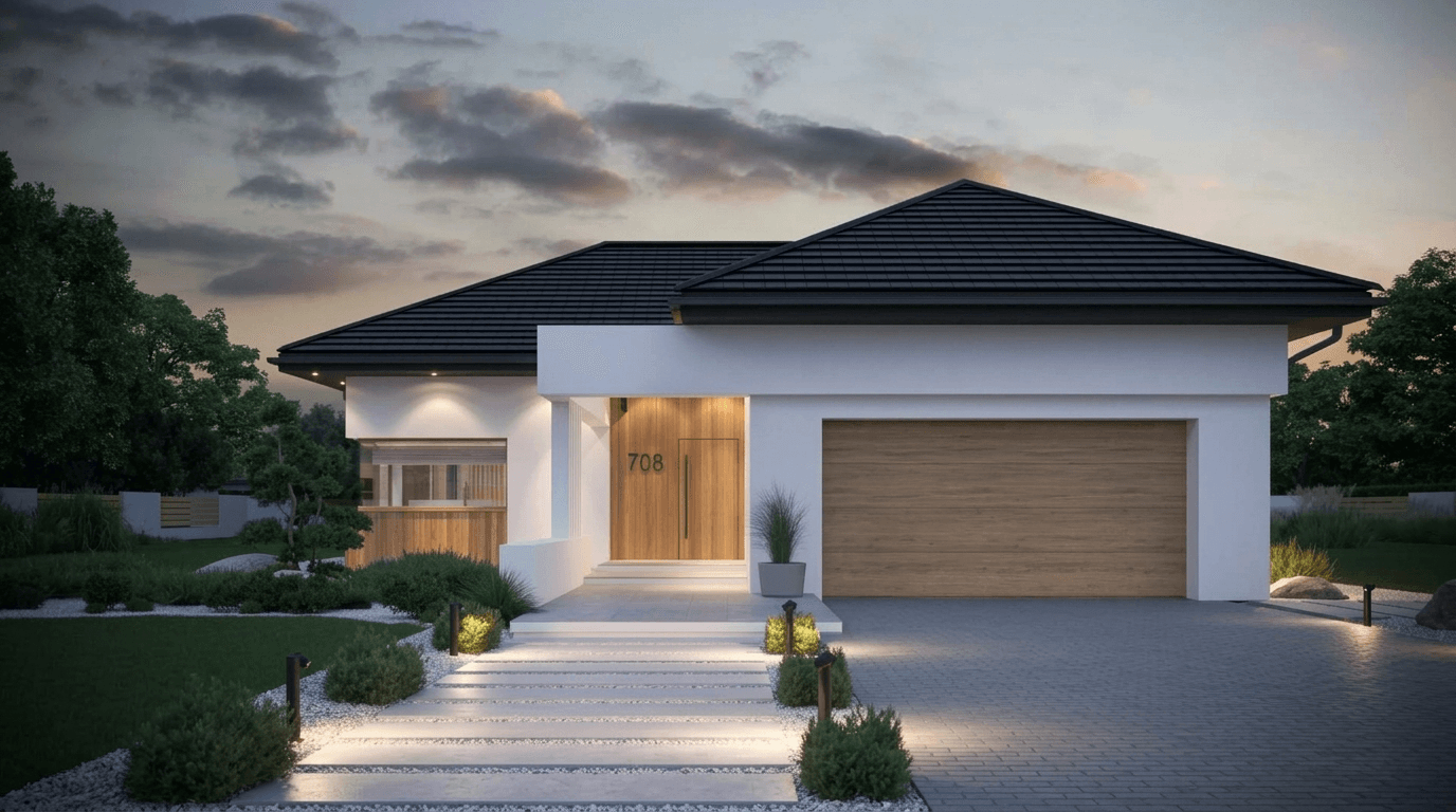 Contemporary Facade Facade design — facade photo by GenRoom AI