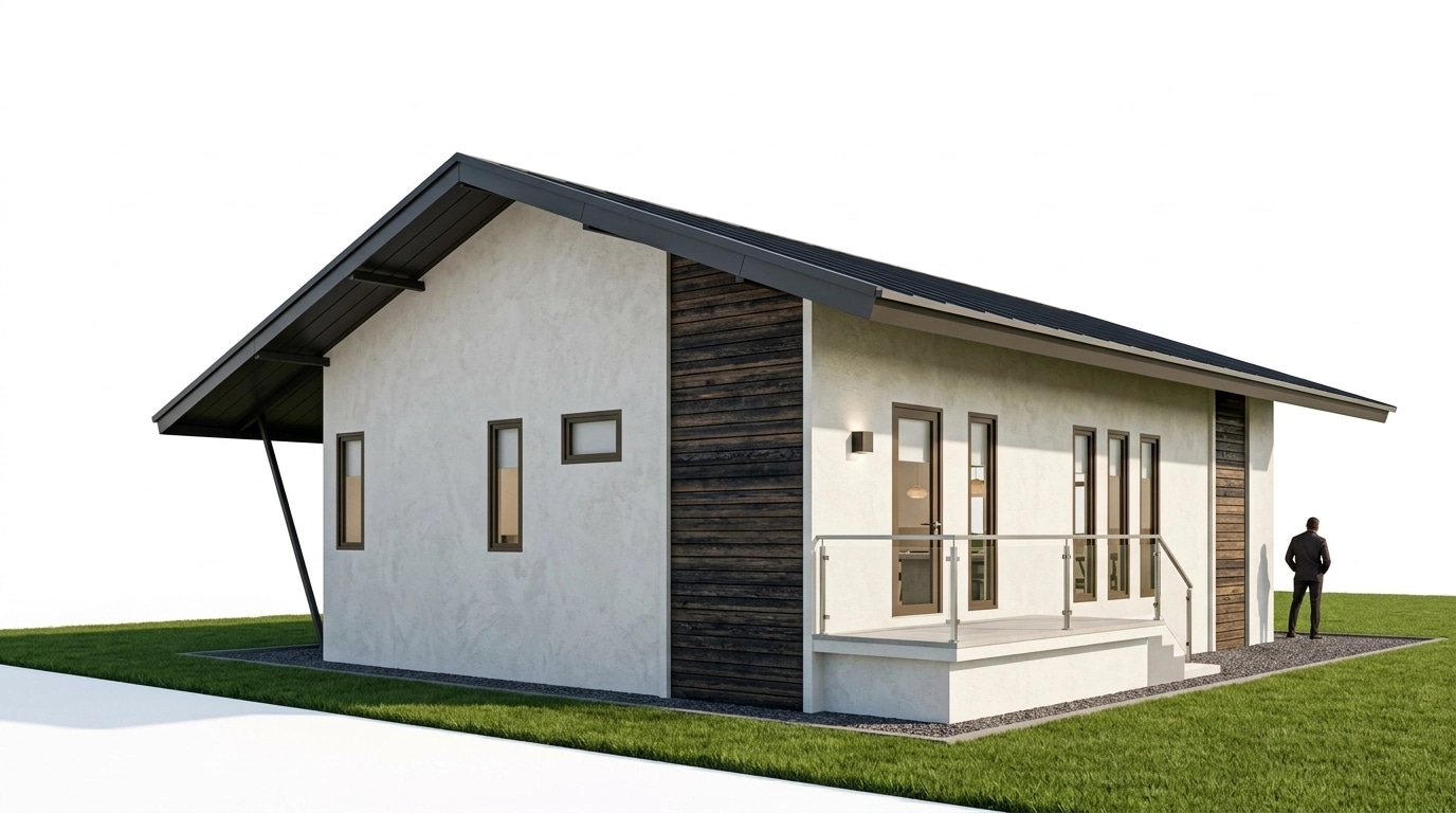 Minimalist Facade Facade design — facade photo by GenRoom AI