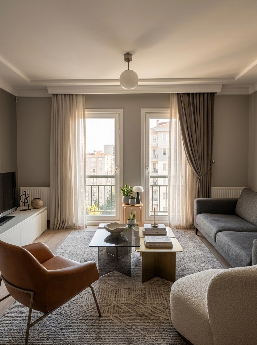 Interior design in Contemporary style — Living Room by GenRoom AI