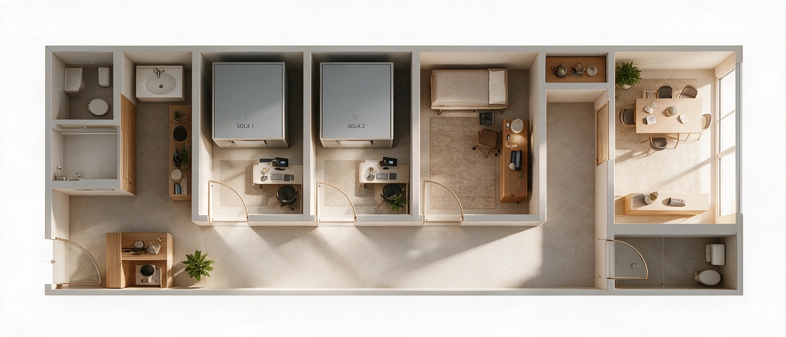 Interior design in Contemporary style — Living Room by GenRoom AI