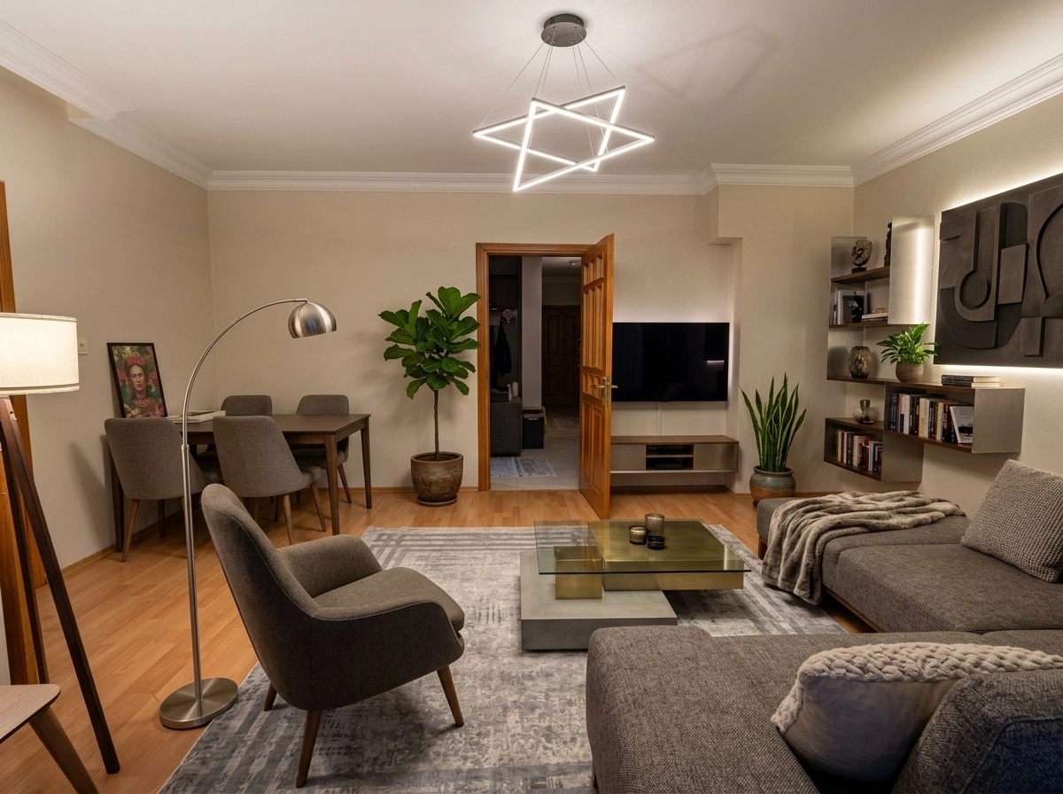 Interior design in Contemporary style — Living Room by GenRoom AI