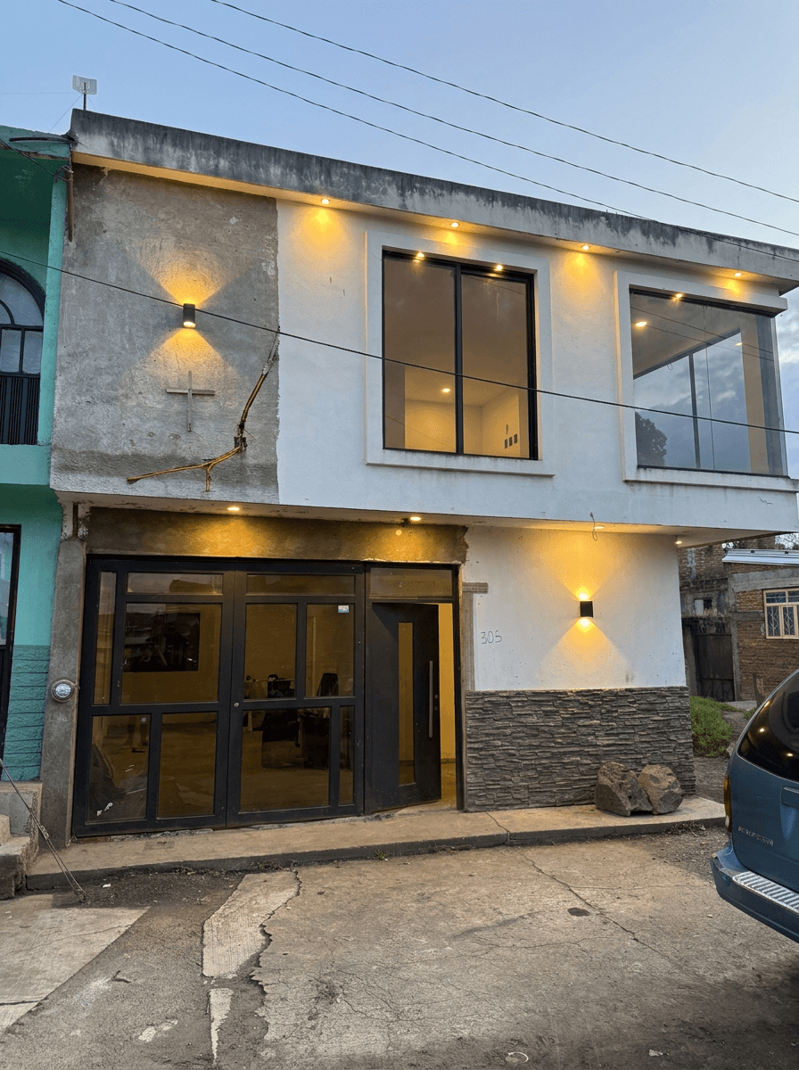 Facade design in no_style style — photo by GenRoom AI