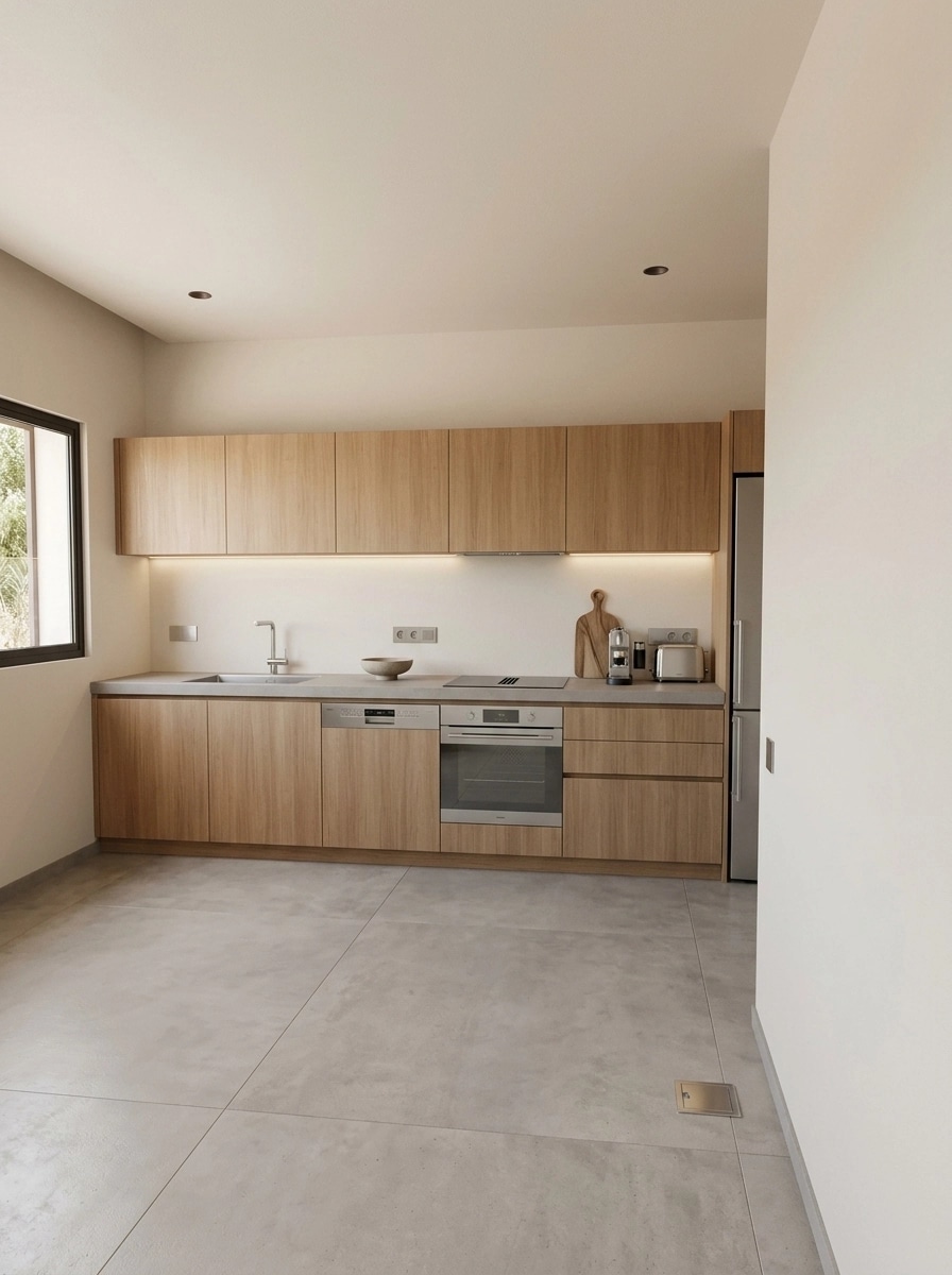 Minimalism Kitchen design — interior photo by GenRoom AI
