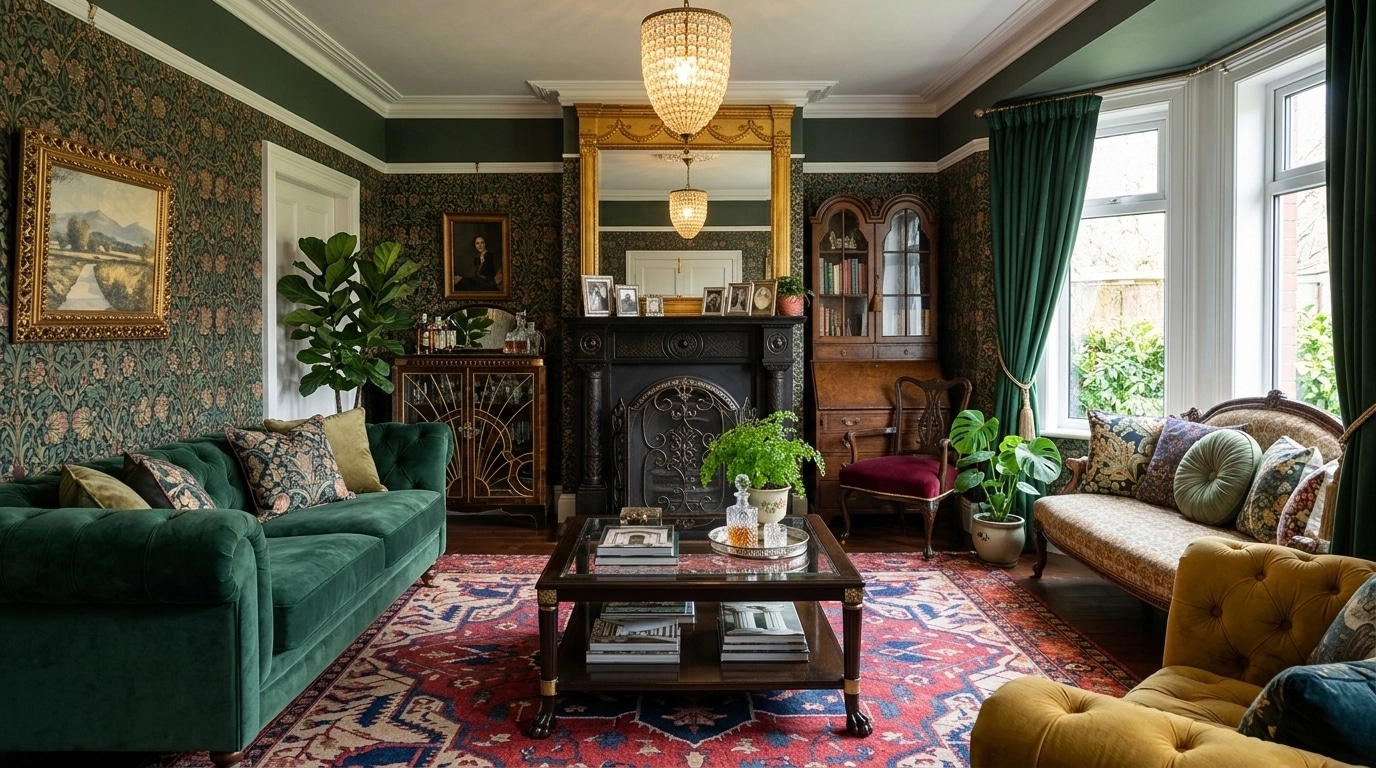 Interior design in Classic style — Living Room by GenRoom AI
