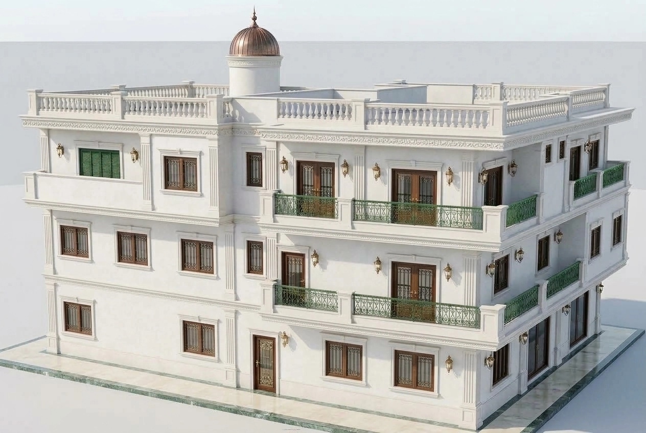 Facade design in Classic Facade style — Facade by GenRoom AI