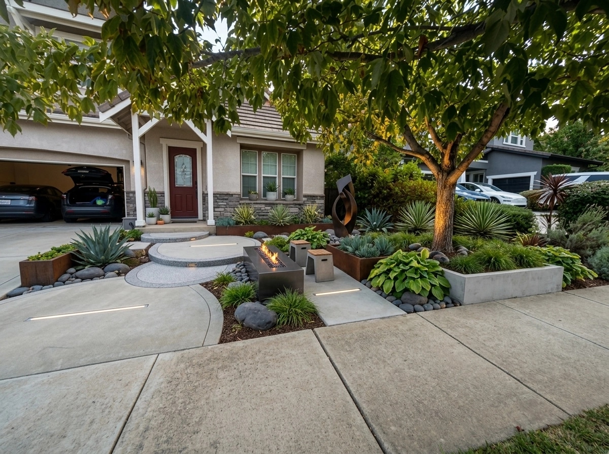 Contemporary Yard Yard design — yard photo by GenRoom AI