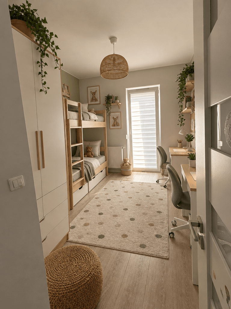 Scandinavian Kids Room design — interior photo by GenRoom AI