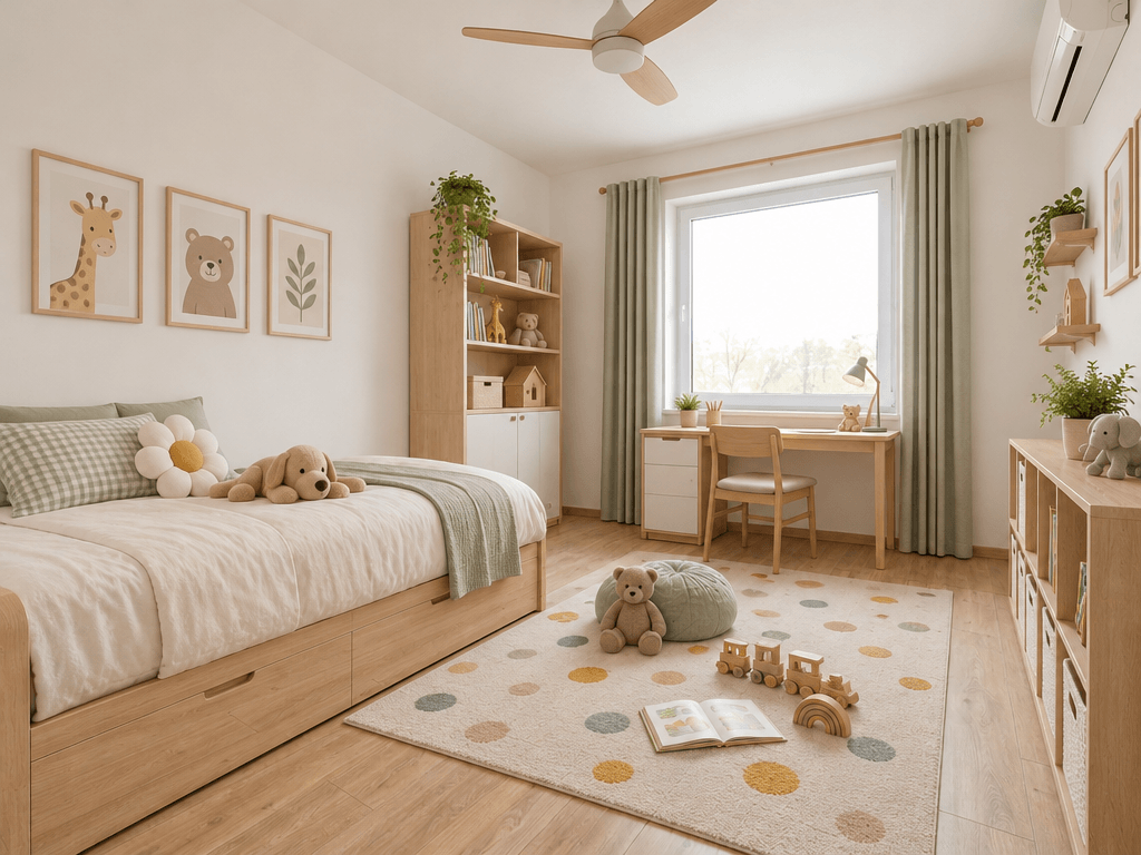 Interior design in Minimalism style — Kids Room by GenRoom AI