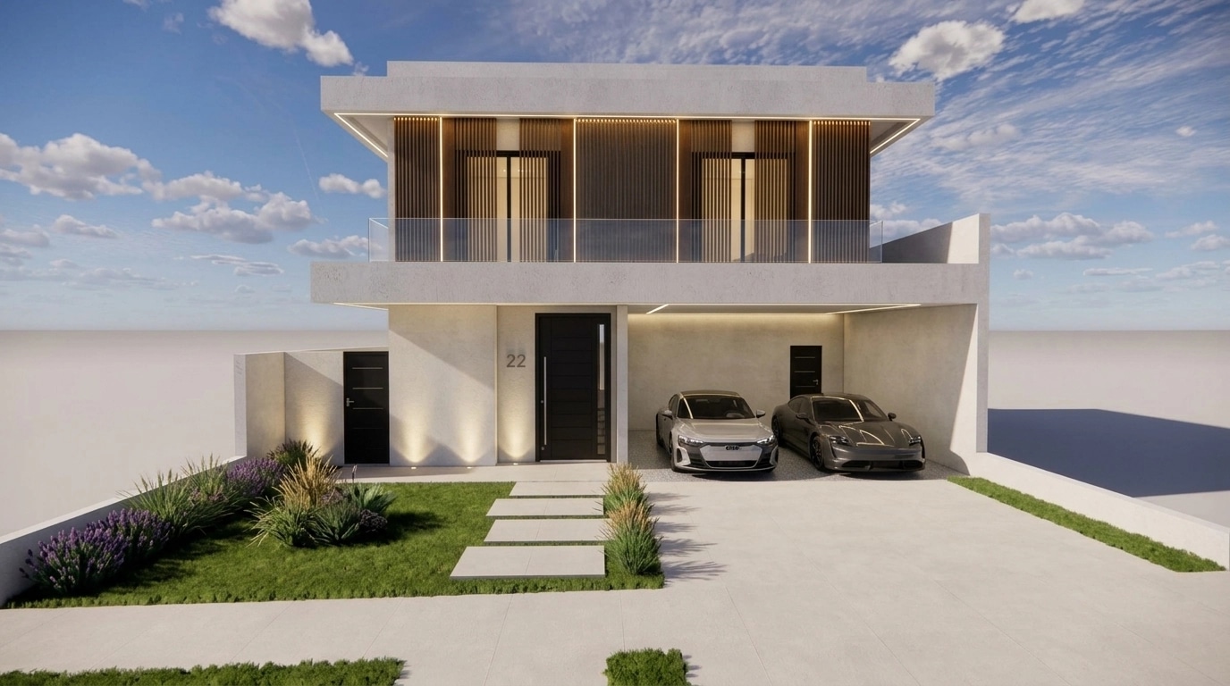 Contemporary Facade Facade design — facade photo by GenRoom AI