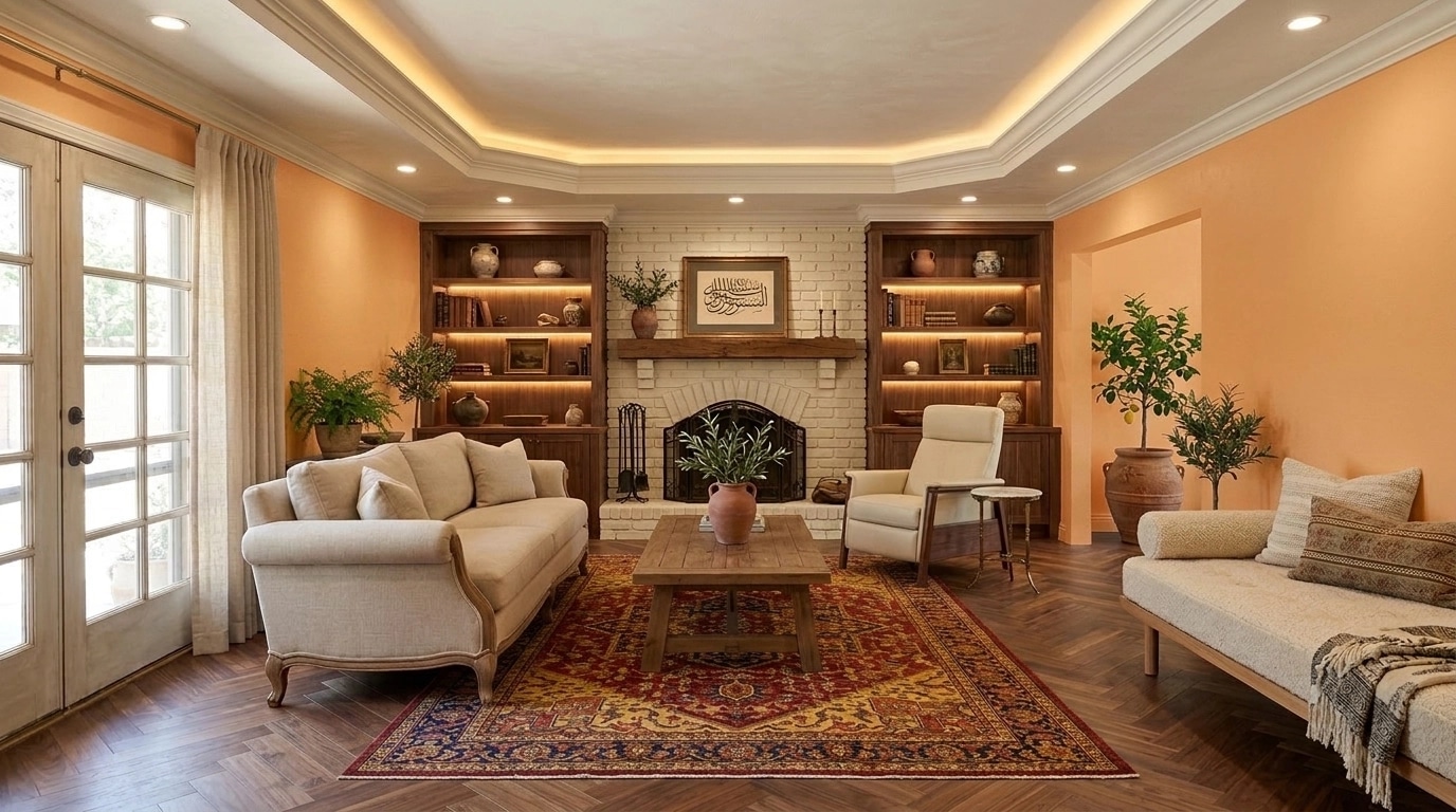 Interior design in Mediterranean style — Living Room by GenRoom AI