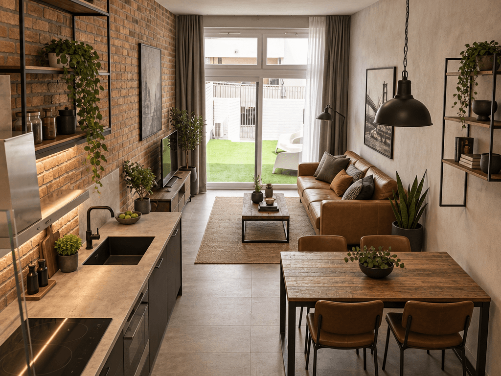 Interior design in Loft / Industrial style — other by GenRoom AI