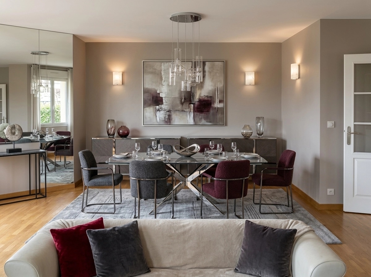 Interior design in Contemporary style — dining_room by GenRoom AI