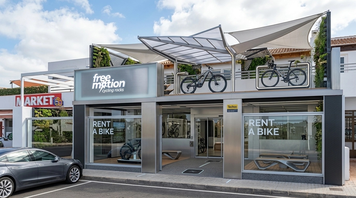 Hi-Tech Facade Facade design — facade photo by GenRoom AI
