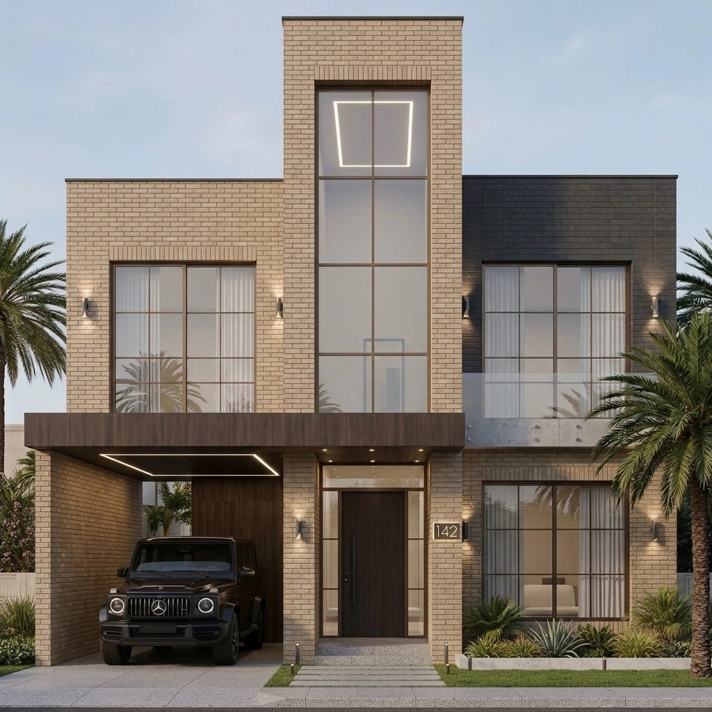 Minimalist Facade Facade design — facade photo by GenRoom AI