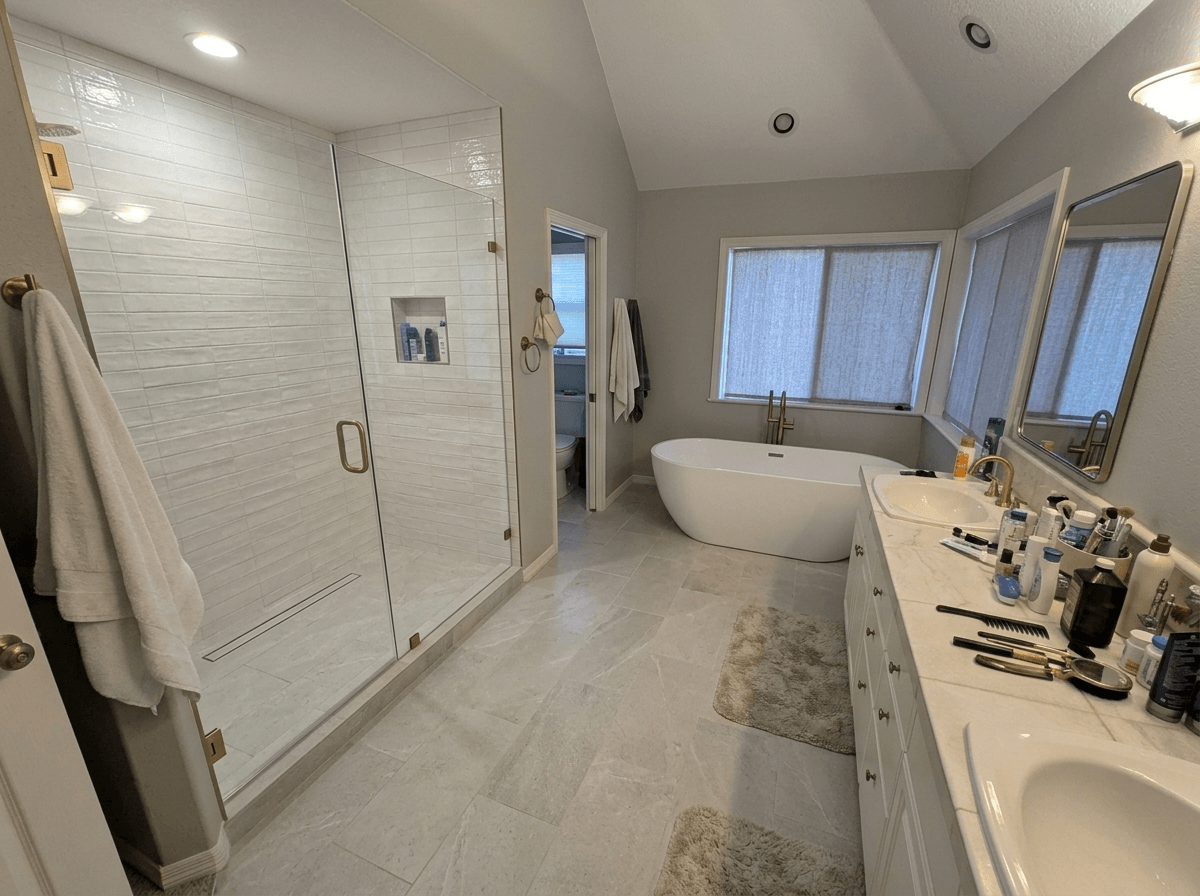 Bathroom interior in no_style style — photo by GenRoom AI