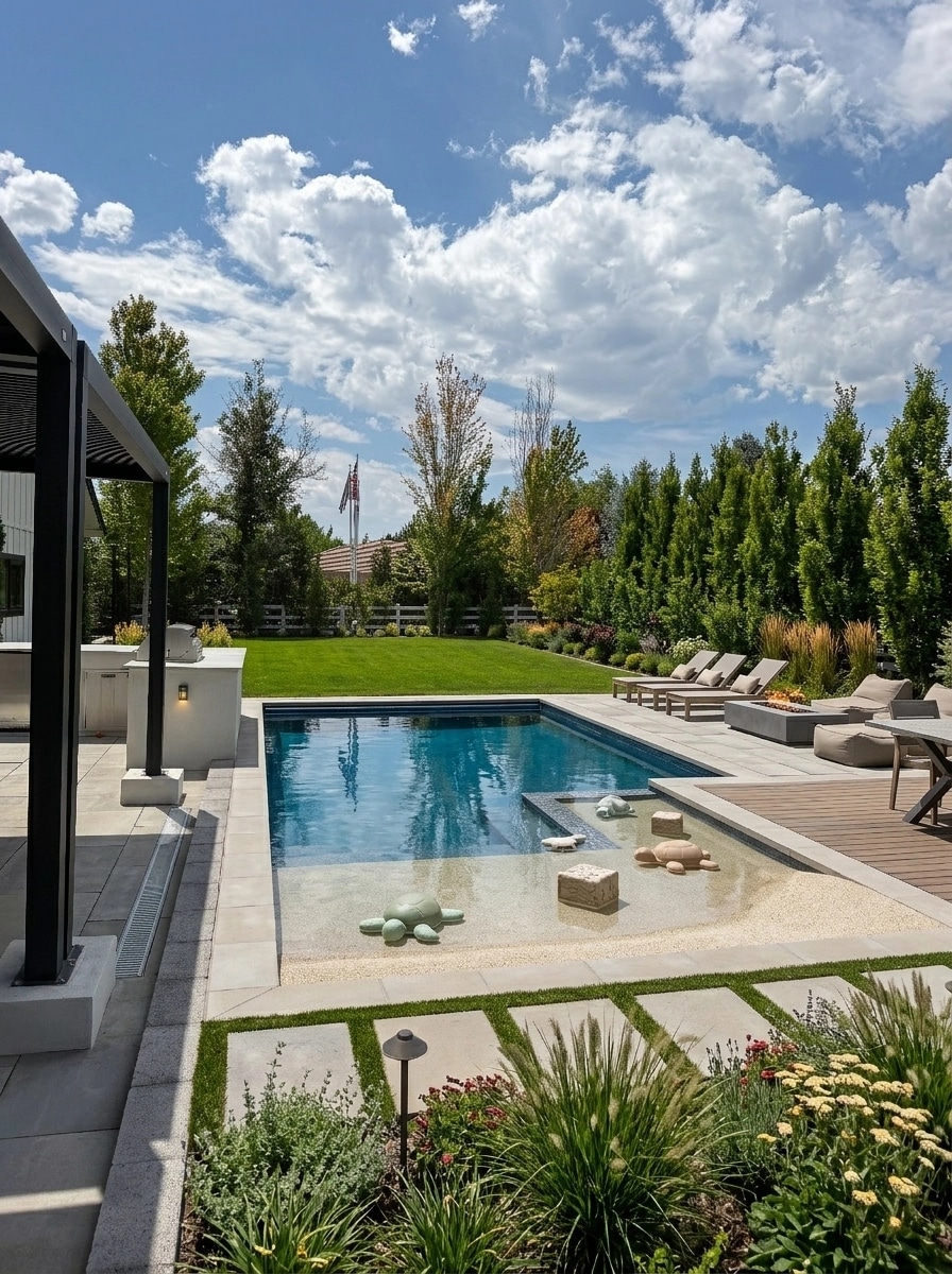 Contemporary Yard Yard design — yard photo by GenRoom AI