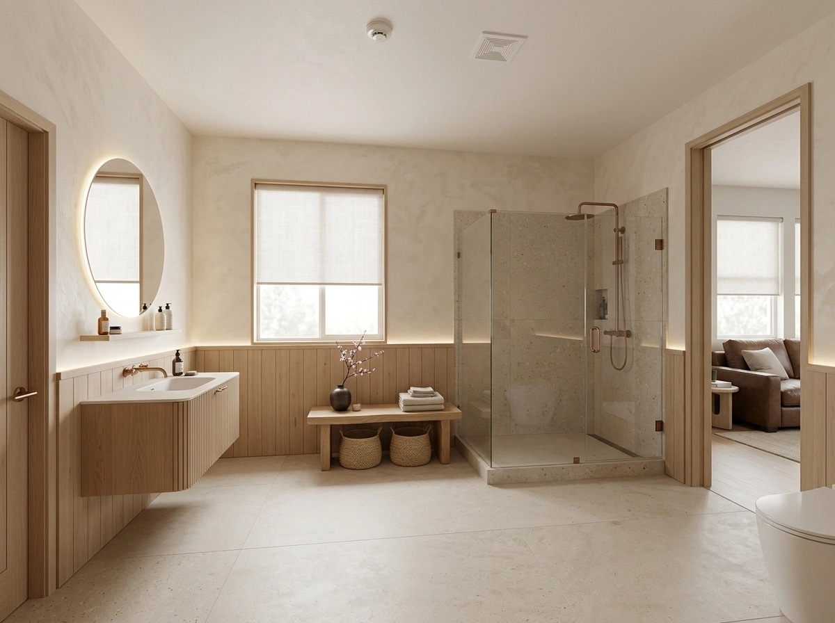 Japandi Banheiro design — interior photo by GenRoom AI