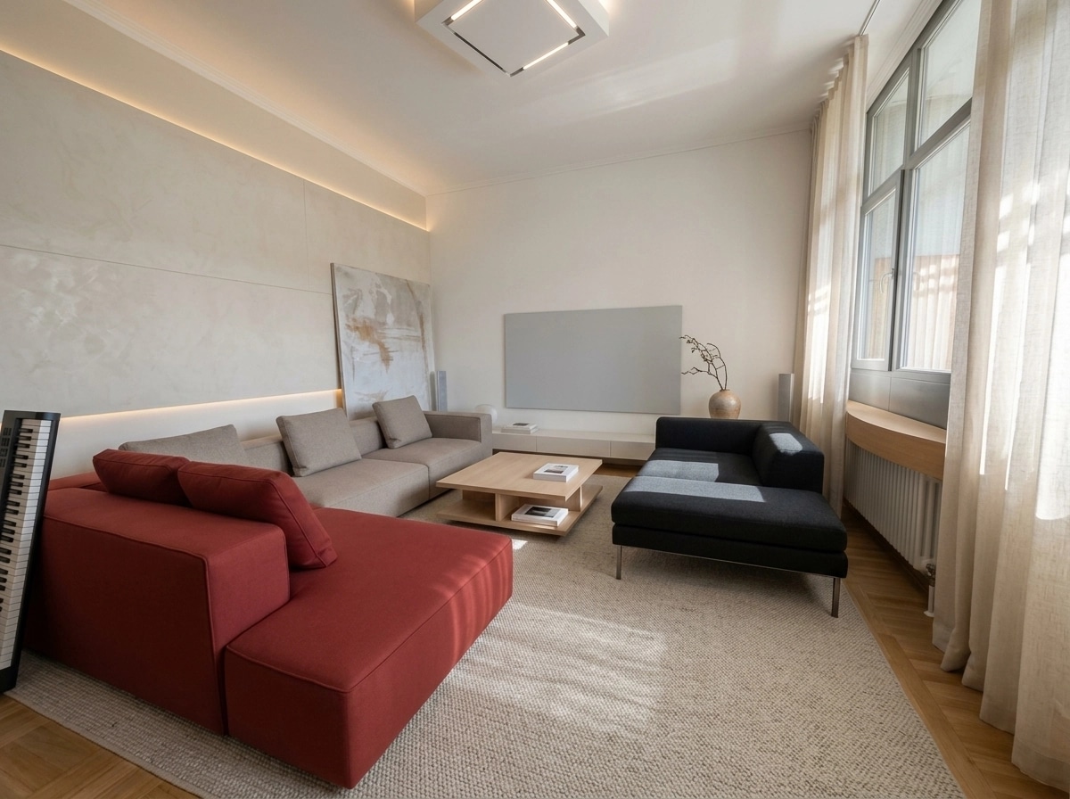 Minimalism Soggiorno design — interior photo by GenRoom AI