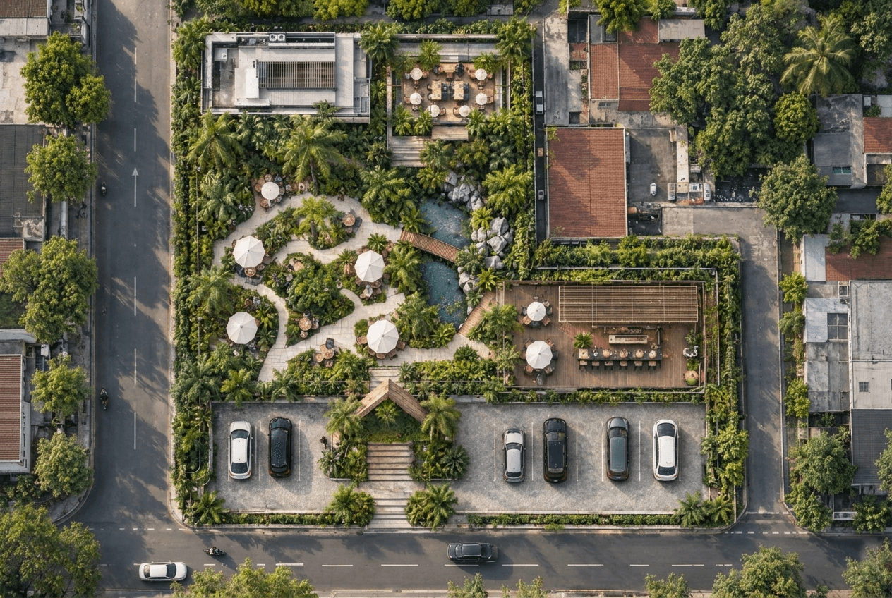 Yard design in no_style style — photo by GenRoom AI