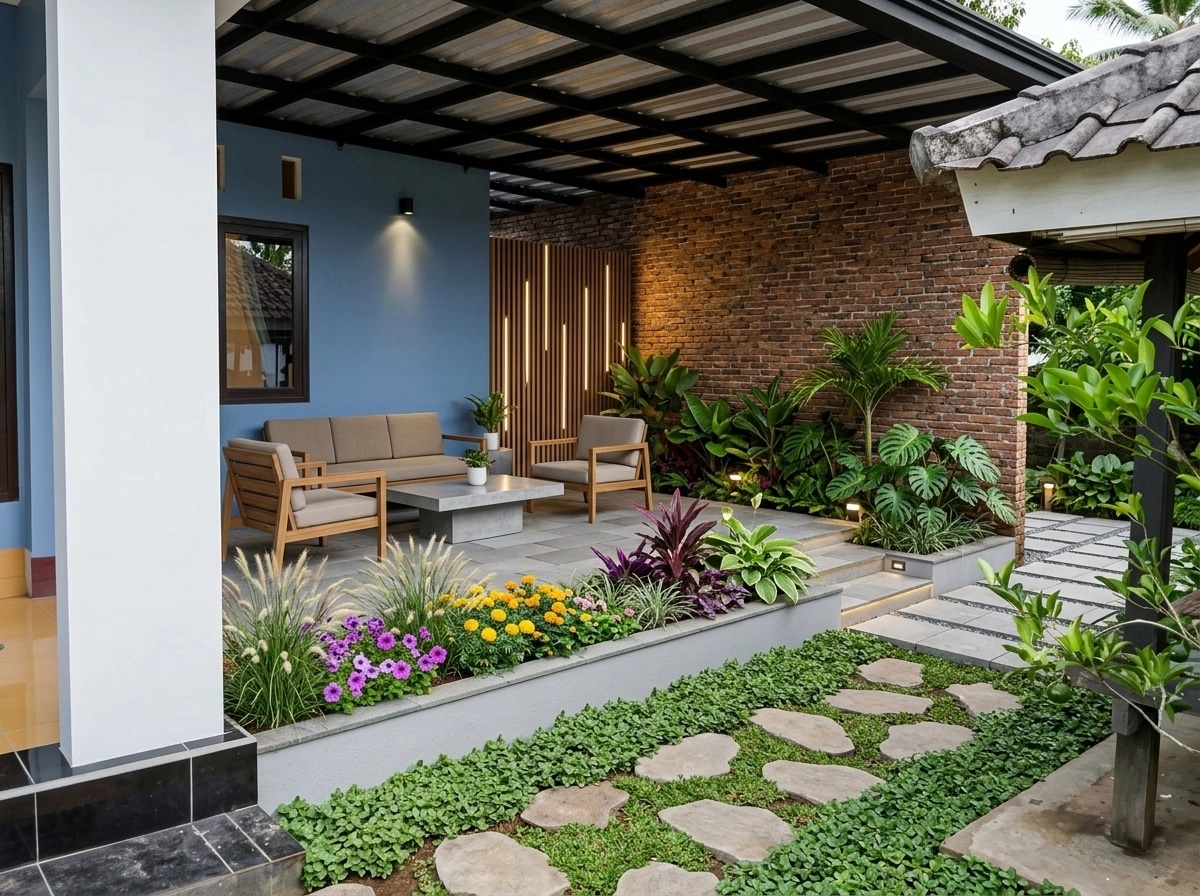 Contemporary Yard Yard design — yard photo by GenRoom AI
