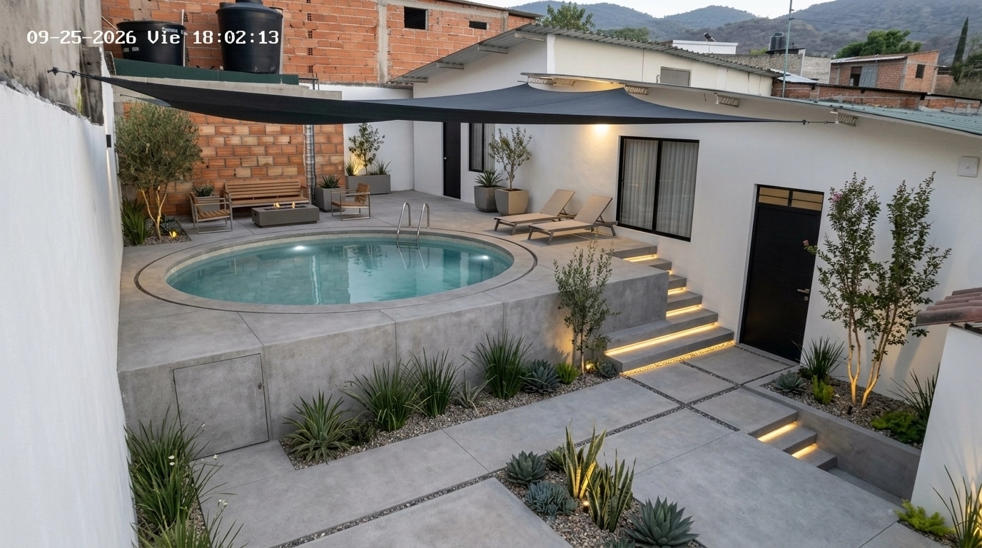 Landscape design in Minimalist Yard style — Yard by GenRoom AI