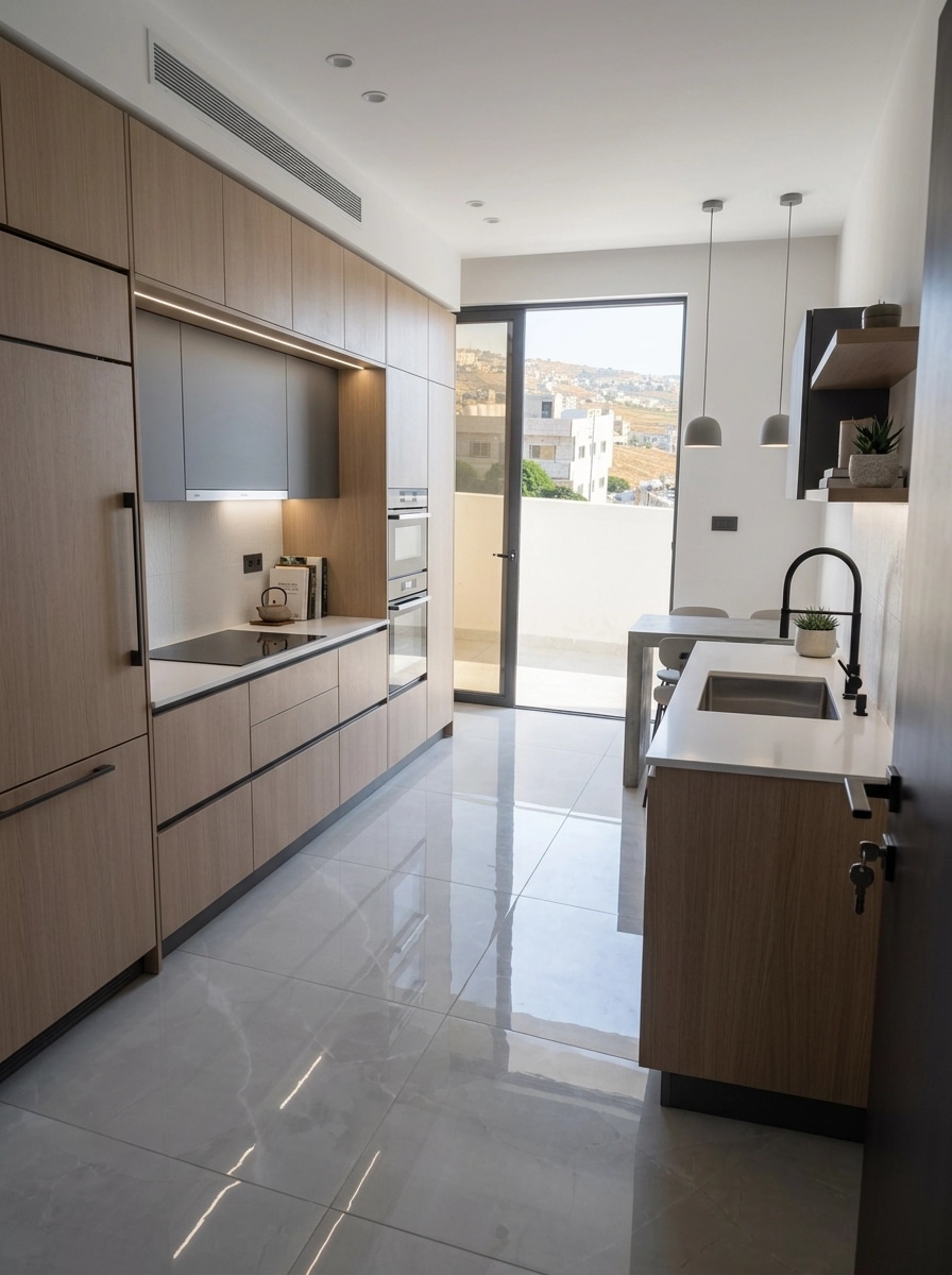 Minimalism Kitchen design — interior photo by GenRoom AI