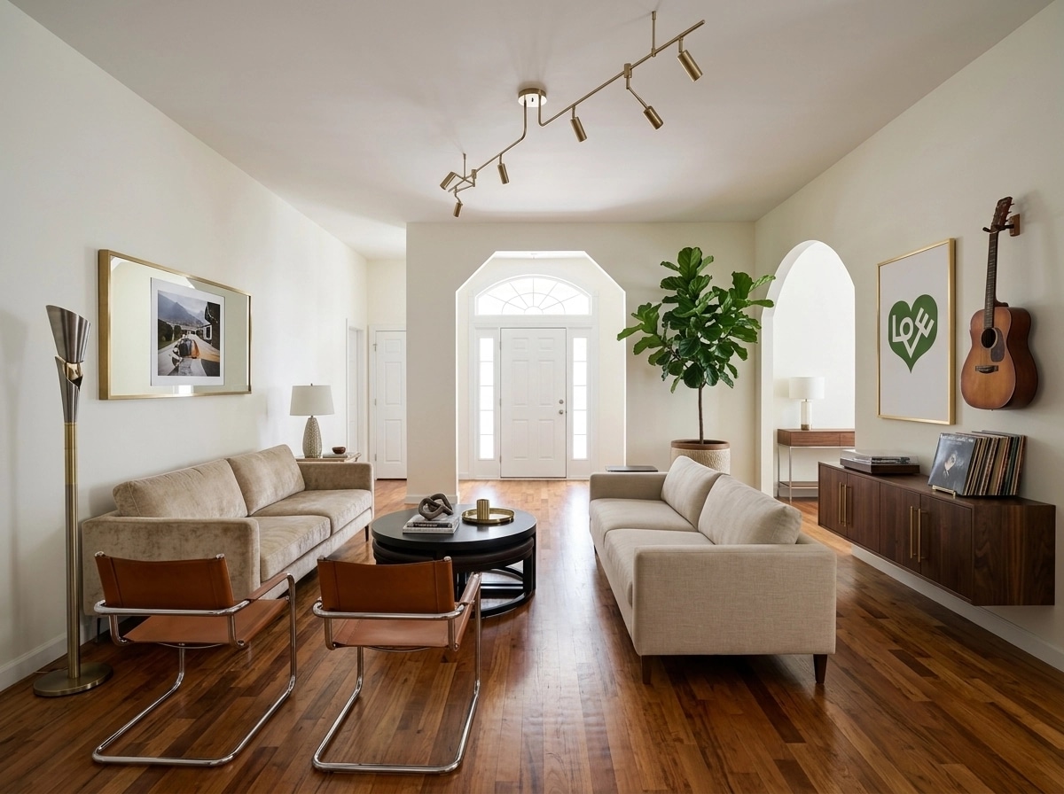 Interior design in Contemporary style — Living Room by GenRoom AI