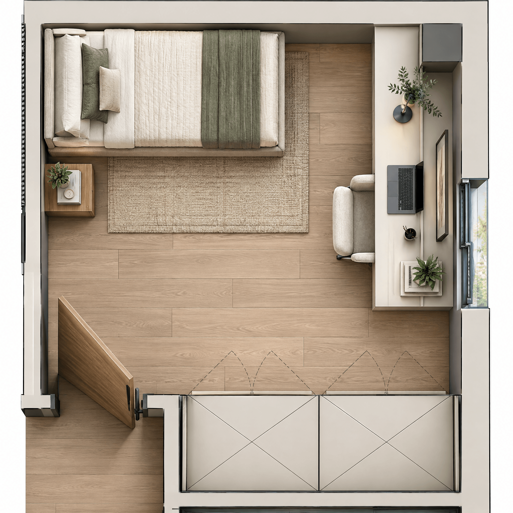 Interior design in Contemporary style — Living Room by GenRoom AI