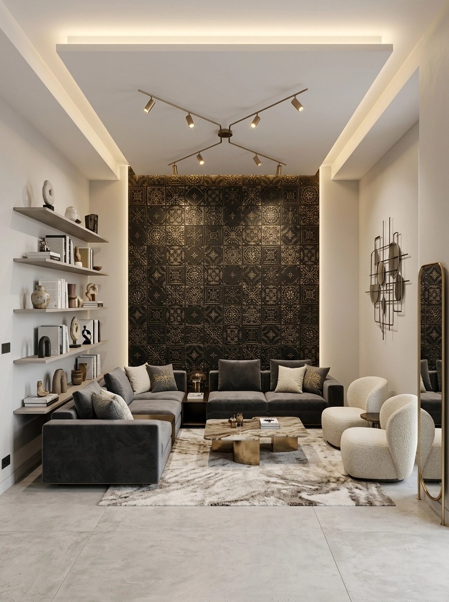Interior design in Contemporary style — Living Room by GenRoom AI