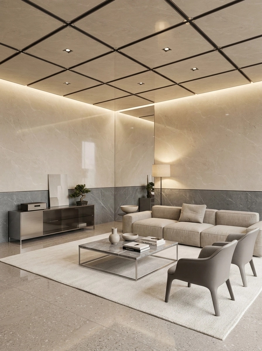 Minimalism Living Room design — interior photo by GenRoom AI