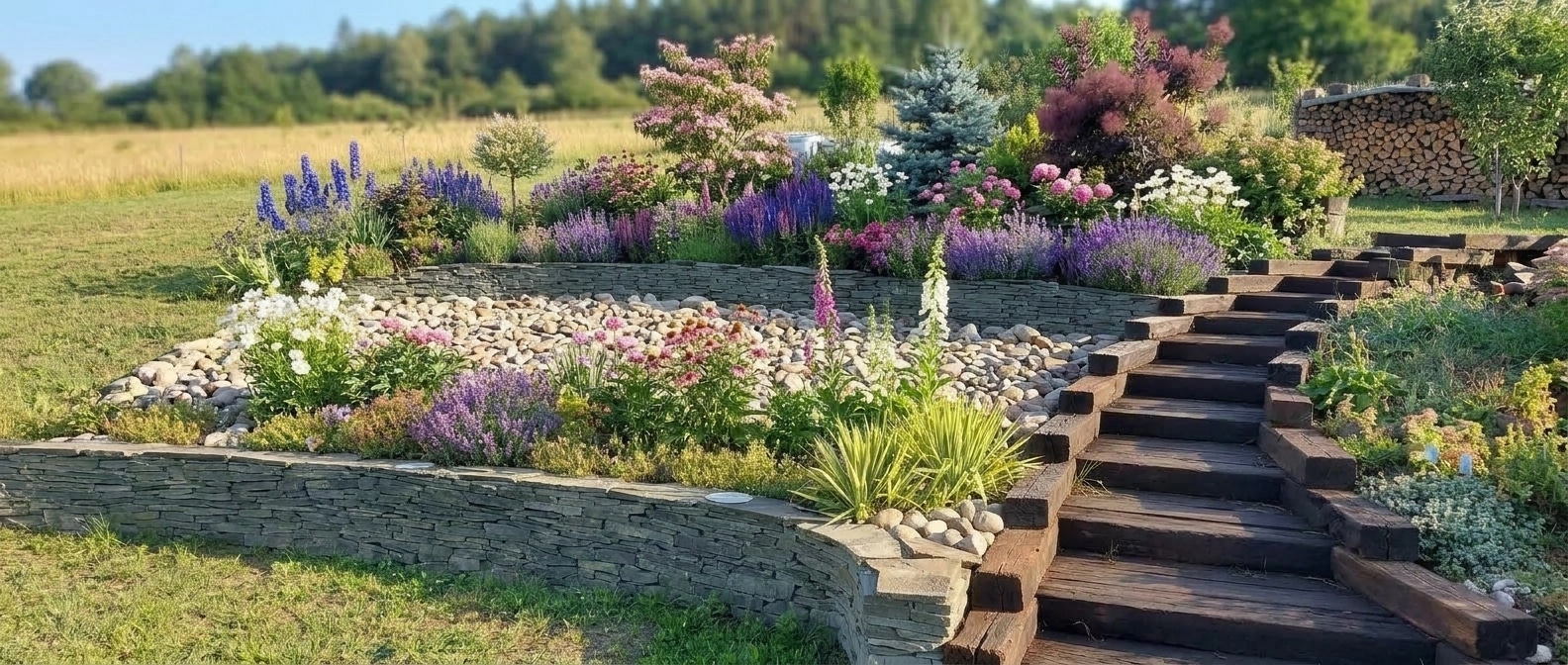 Yard design in no_style style — photo by GenRoom AI