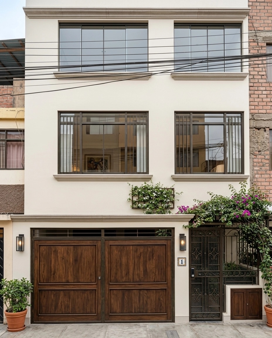Facade design in Mediterranean Facade style — photo by GenRoom AI