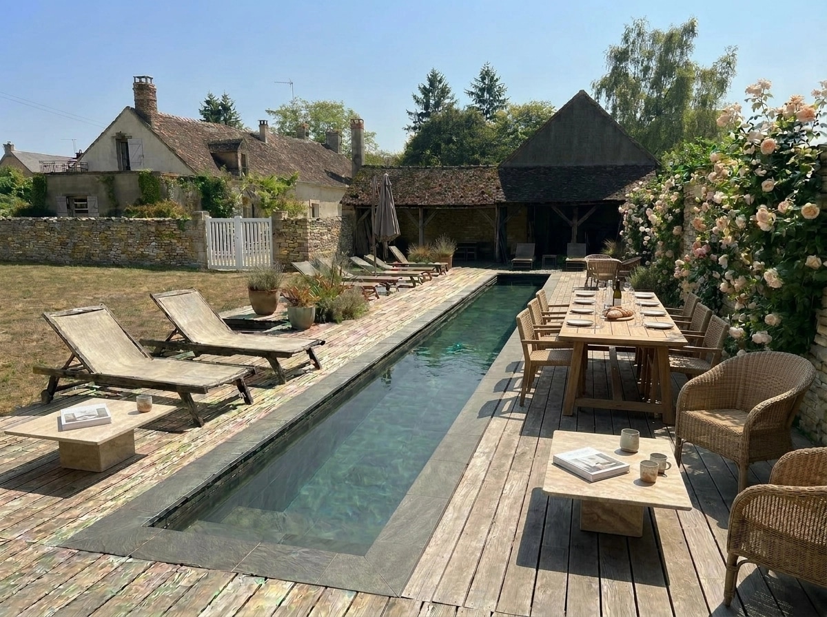 Yard design in no_style style — photo by GenRoom AI